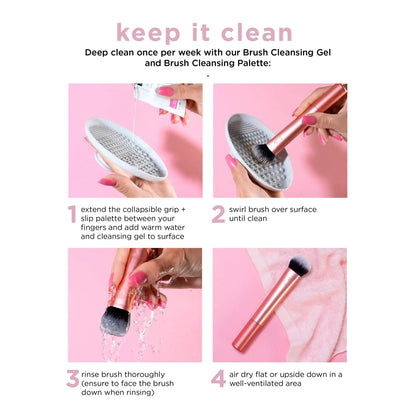 Makeup Brushes Tool Set Cosmetic Powder Eye Shadow Foundation Blush Blending Beauty Make Up Real Techniques Brush
