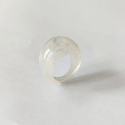 Exaggerated Creative Rings Acrylic Resin Rings for Woman Girls y2k Fashion Jewelry Accessories Party Dress Jewelry mens rings