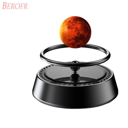 Solar Powered Air Purifier Solar Powered Suspension Planet Car Air Freshener Long Lasting Fragrance Odor Removal Aromatherapy