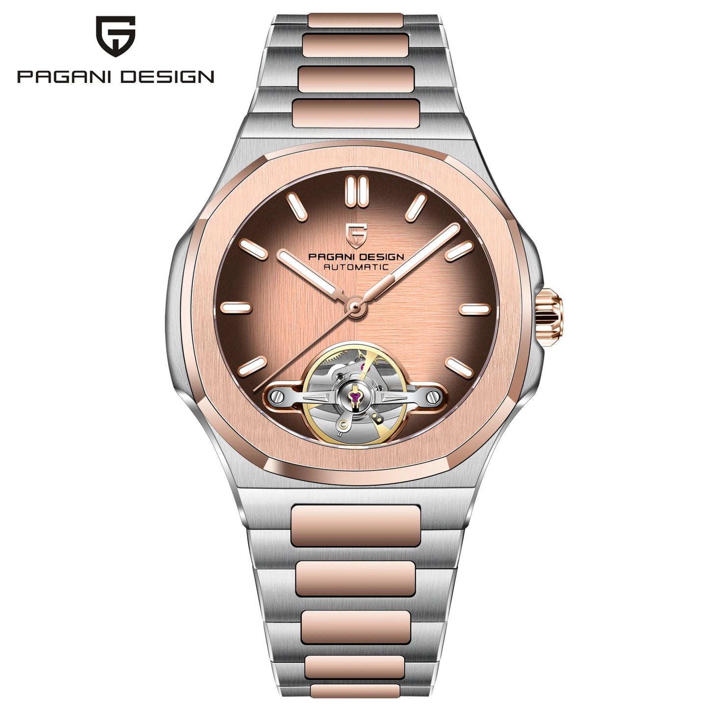 PAGANI DESIGN Men's Watch Luxury Mechanical Watches For Man Tourbillon Automatic Wristwatch Sapphire Mirror Clock Man Sport Gift