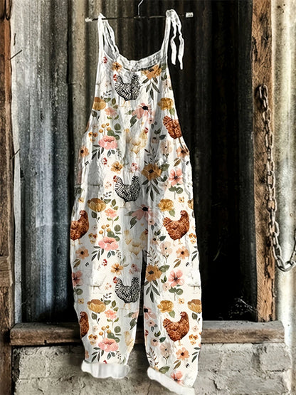 New Women's Jumpsuit Summer Clothing Sleeveless Lace-Up Casual Loose Wide-Leg Pants Women's Jumpsuits Plus Size Womens Bib Pants