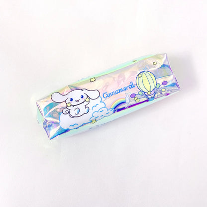 New Anime Stitch Pencil Case Kawaii Kuromi Melody Pen Bag Cartoon Students Storage Bag Stationery Back to School Christmars Gift