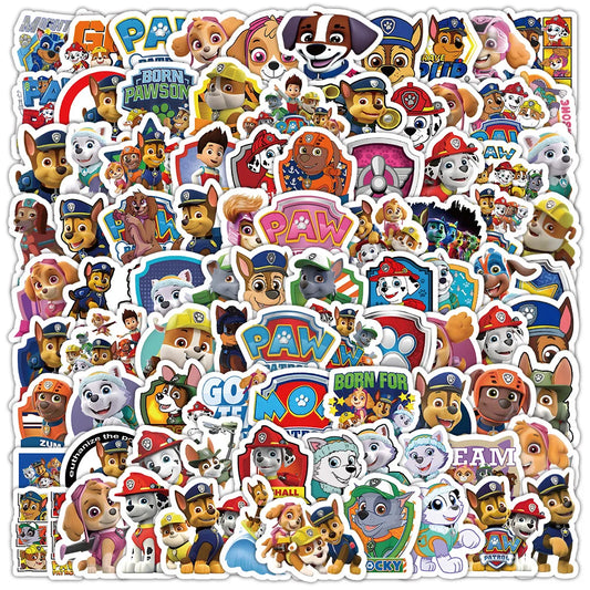 10/50/100PCS Cute Cute PAW Patrol Anime Stickers Decoration DIY Phone Notebook Suitcase Laptop Fridge Graffiti Cartoon Sticker