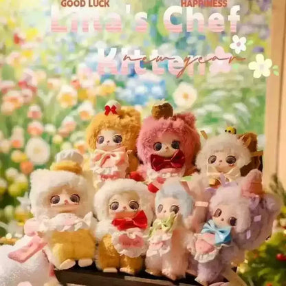 New Blind Box Lilia'S Chef Kitten Series Cute Cat Plush Toys Desktop Decoration Ornaments Bags Pendants Mysterious Surprise Gift