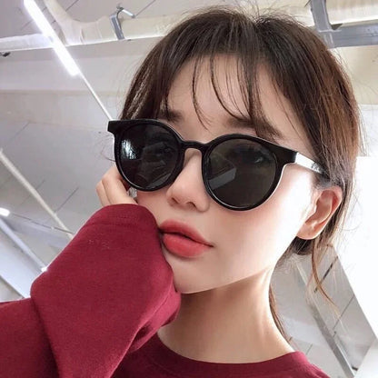 2022 Sunglasses for Women Men Retro Round Full Frame Sun Glasses Female Brand Design Fashion Oversized Shades Eyewear UV400