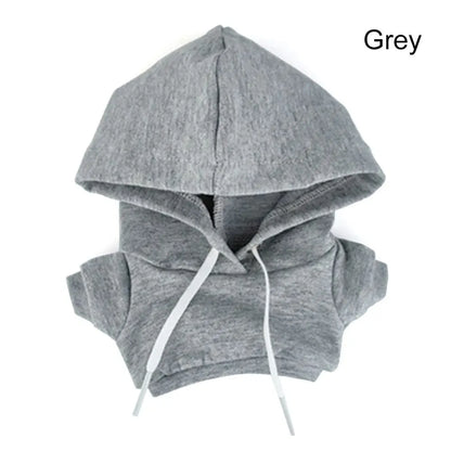 10/15cm/20cm コットンドール用ハンドメイドファッション服パーカー、1/12 BJDドール用スウェットシャツ衣装、1/11 1/12 OB11用トップス