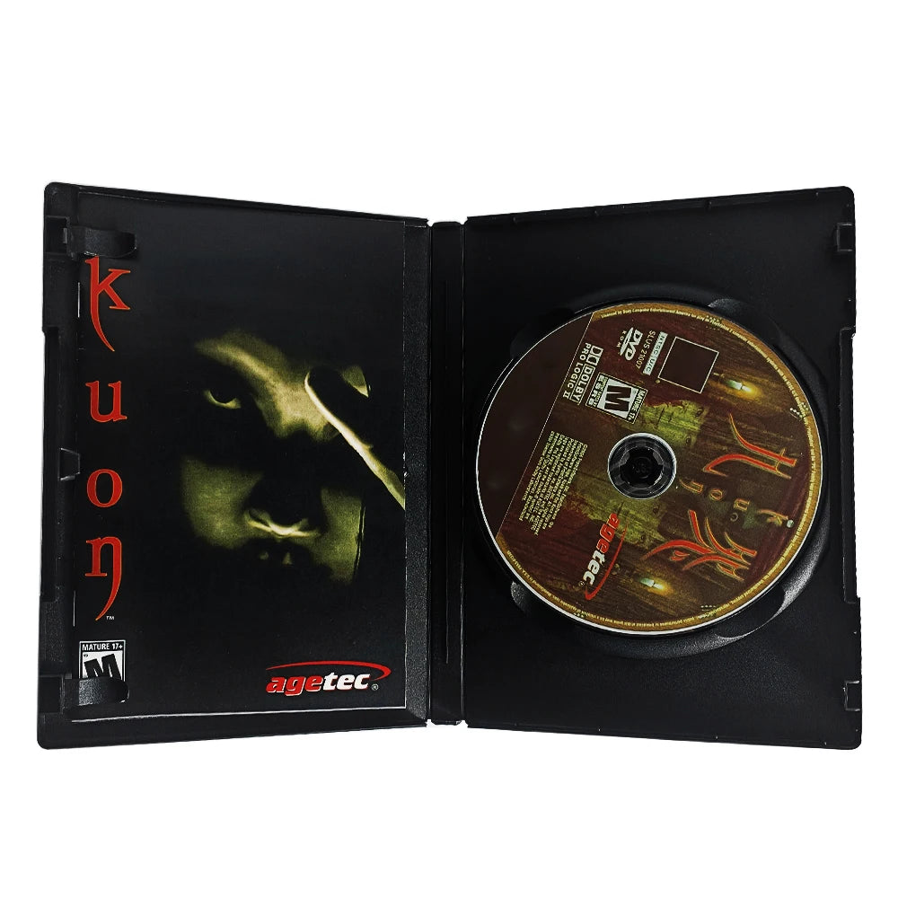 PS2 Kuon With Manual Copy Disc Game Unlock Console Station2 Retro Optical Driver Video Game Machine parts