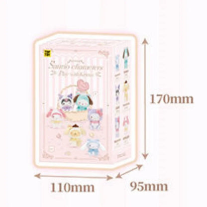 Toptoy Genuine Sanrio Family Cute Cat Series Hello Kitty Kuromi Melody Cinnamoroll Pompompompompurin Anime Blind Box Toy Gift