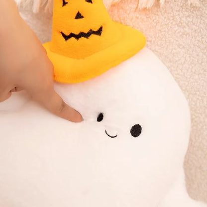 Latest Halloween Ghost Pumpkin Doll Stuffed Plush Toy Handmade Doll Cartoon Anime Cute Birthday Gift for Friends Fun Doll