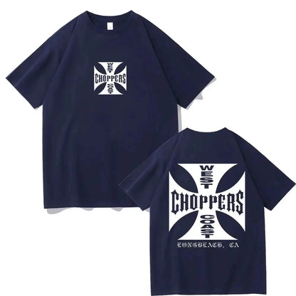 Summer Fashion T Shirt Women Men West Coast Choppers Print T-Shirt Casual Short Sleeve O-Neck Tshirt Vintage Clothing Tee