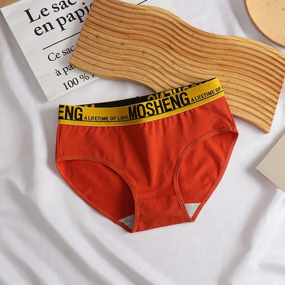 Cotton Women Panties Sexy Sports Underwear Safety Pants Plus Size Boxer Shorts Mid-Rise Boyshorts Intimates Girls Solid Briefs