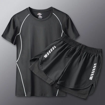 2025 Summer Men's 1-2 Piece Suits Separates Swimsuit Set Anti Embarrassment Swimming Trunks Surfing Beach Wear Sports Clothes