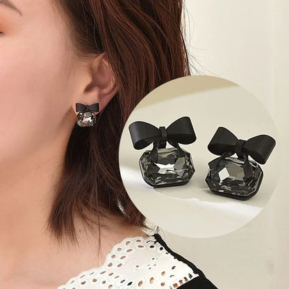 925 Silver Needle Korean Fashion Dream Colorful Crystal Earrings For Women Jewelry 2025 Trending Luxury Cube Sugar Stud Earrings