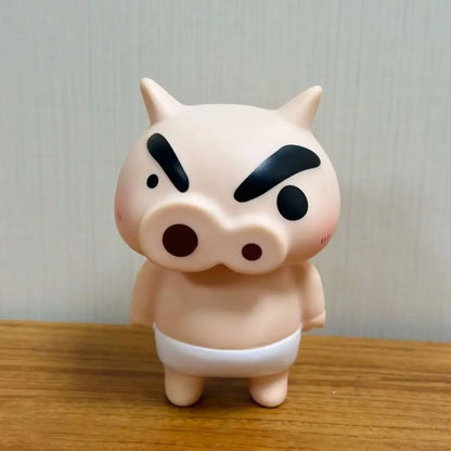Take Bath Zaemon クレヨンしんちゃん おしり丸出し 目を開けて スマホスタンド デスクトップフィギュア オーナメント ギフト ドール 車用飾り