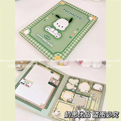 Kuromi Pull Tab Sticky Notes Cute Cartoon Memo Pads With Strong Adhesive Kawaii Stationery For Journal Planner School Supplies