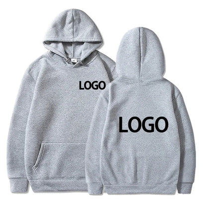 Customized Printing Men's and Women's Hoodies, Loose Casual Clothing, Fashionable Long Sleeved Hooded Pullover, 2025
