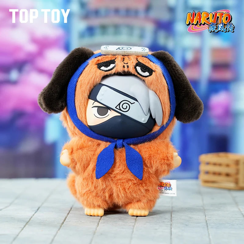 Toptoy ナルト疾風伝 ビーストパーティーシリーズ ビニールフィギュア ぬいぐるみのような質感 ブラインドボックス ちびカカシ サスケ コレクタブル