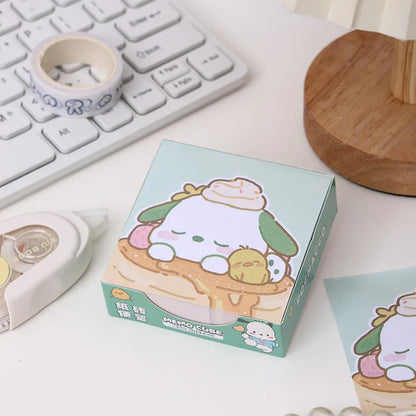 250 Pieces of Sanrio Creative Cute Kuromi Cinnamon Dog Family Sticky Notes Ins Girls Cartoon High-value Hand Note Stickers