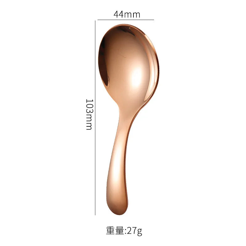 Outdoor Tourism 304 Stainless Steel Portable Tableware, CHILDREN'S Tableware, Dessert Tableware, Spoon and Fork Combination