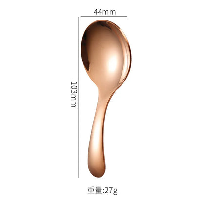 Outdoor Tourism 304 Stainless Steel Portable Tableware, CHILDREN'S Tableware, Dessert Tableware, Spoon and Fork Combination