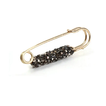 Fashion Crystal Pin Waist Buckle Fixed Strap Charm Safety Brooch Anti Fall Sweater Cardigan Clip Chain Pearls Brooches Jewelry