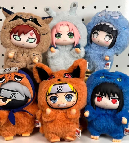 Toptoy ナルト疾風伝 ビーストパーティーシリーズ ビニールフィギュア ぬいぐるみのような質感 ブラインドボックス ちびカカシ サスケ コレクタブル