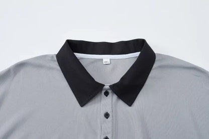 Summer Men's Casual Polo Shirt Large Size 1XL-7XL Short-sleeved Tees Lapel Business Breathable Soft T-shirt Male Tops Clothes