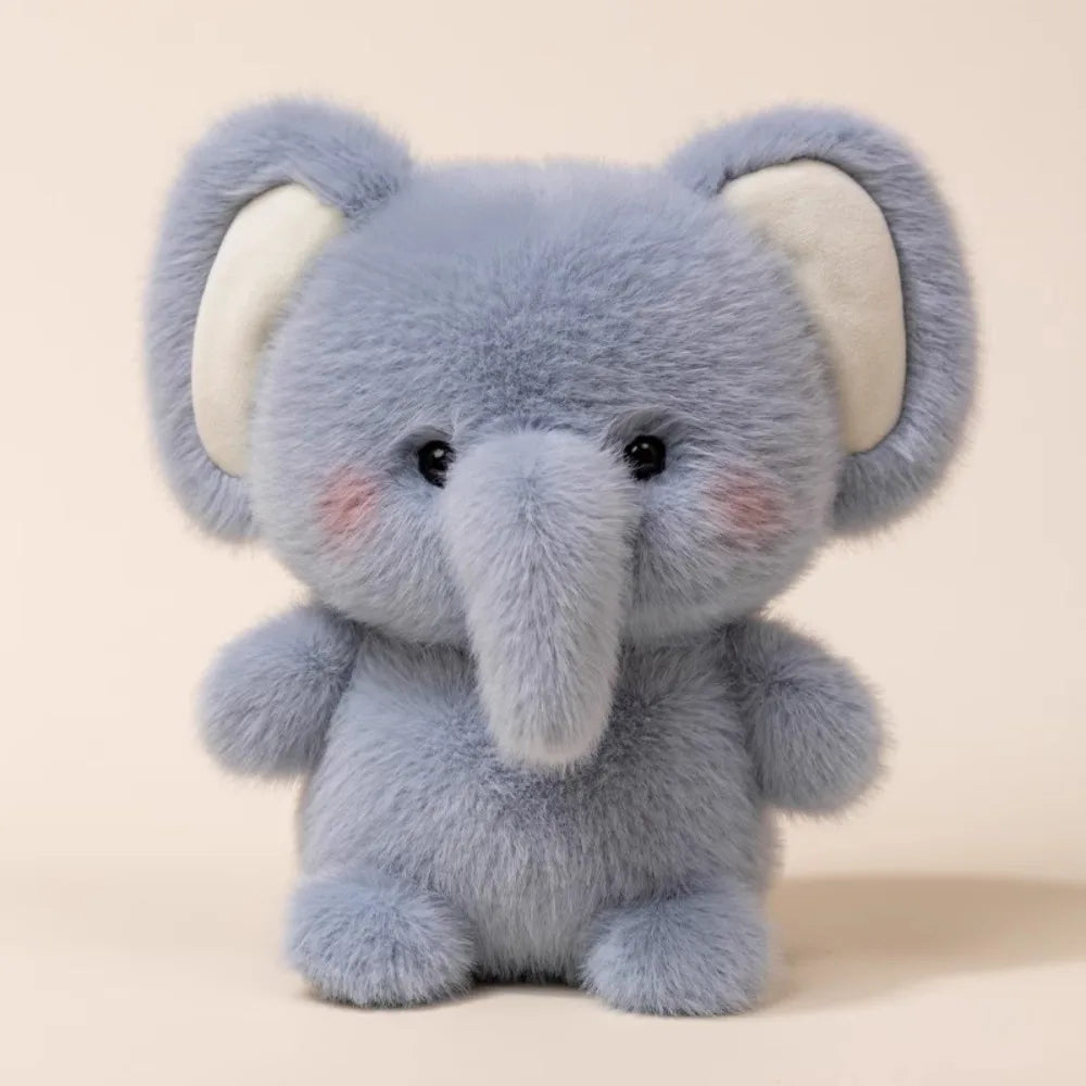 Kawaii 16cm Plush Companion Doll Plush Capybara Stuffed Animal Pillow Elephant Bear Animal Plush Toy Sleeping Gift