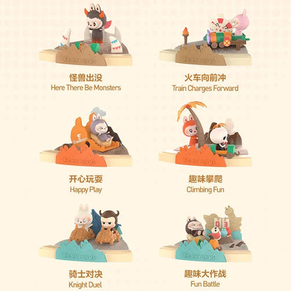 POPMART LABUBU THE MONSTERS Play Games Together Series Scene Blind Box Guess Bag Mystery Box Toys Doll Anime Figure Ornaments