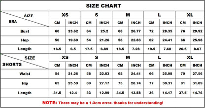 Gym Set Women Two Piece Strappy Yoga Bra Top Workout Scrunch Shorts Suit Fitness Clothes Seamless Sportswear Workout Set