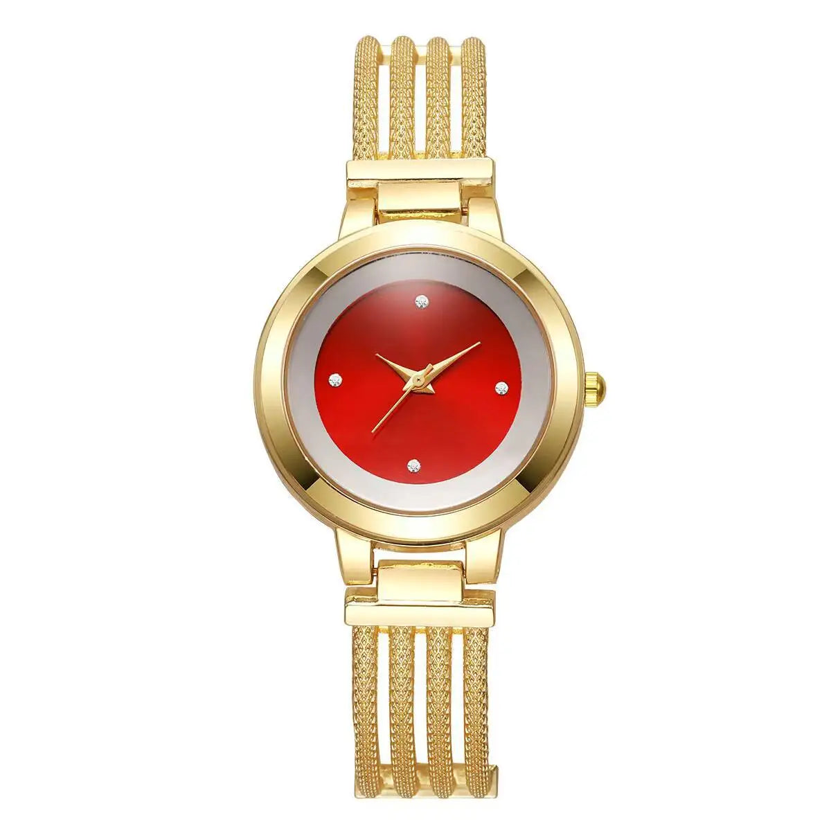 高級レディース腕時計 ファッション アナログ クォーツ腕時計 女の子用時計 ギフト Reloj Mujer