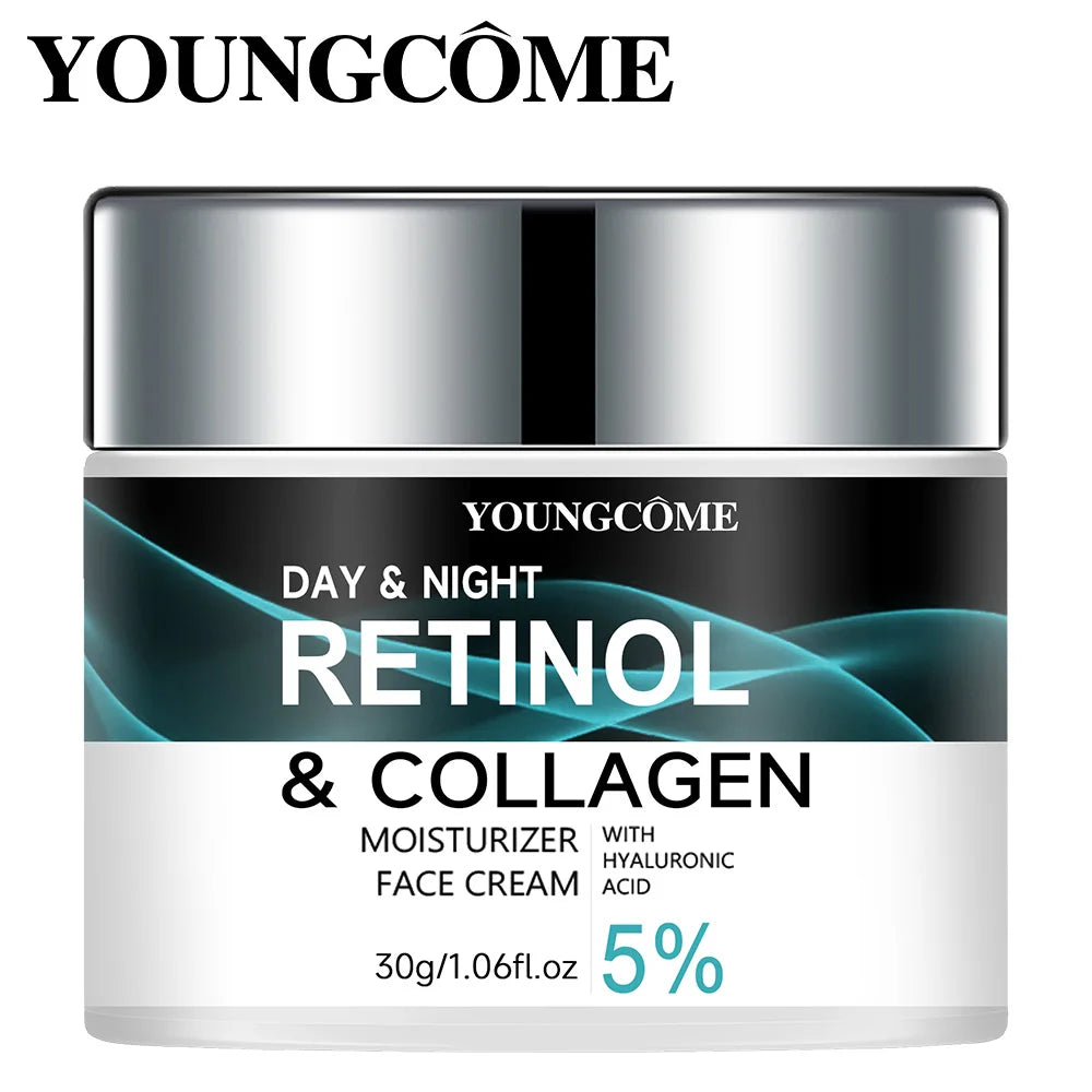 YOUNGCOME レチノールクリームは、肌の弾力性とツヤを促進し、栄養を与え、潤いを閉じ込めて肌の質感を改善します。