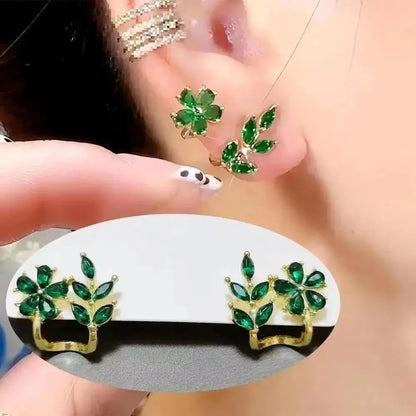 925 Silver Needle Korean Fashion Zircon Geometric Earrings For Women Jewelry 2025 Trending Luxury Crystal Cross Stud Earrings