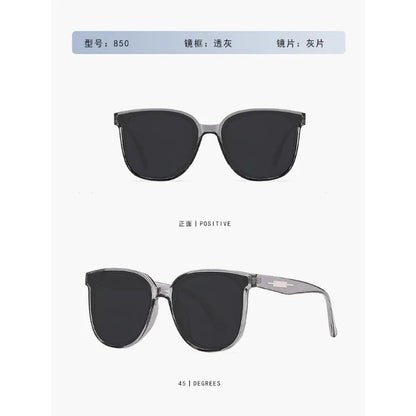 New sunglasses for women with a high-end feel, big face and slimming effect. Sunscreen, UV protection, polarized driving glasses
