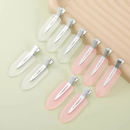 10個/セット レディース ヘアクリップ サイドバングス固定 フリンジバレッタ メイクアップツール 女性 レディース ガールズ ヘッドウェア ヘアピン ヘアアクセサリー