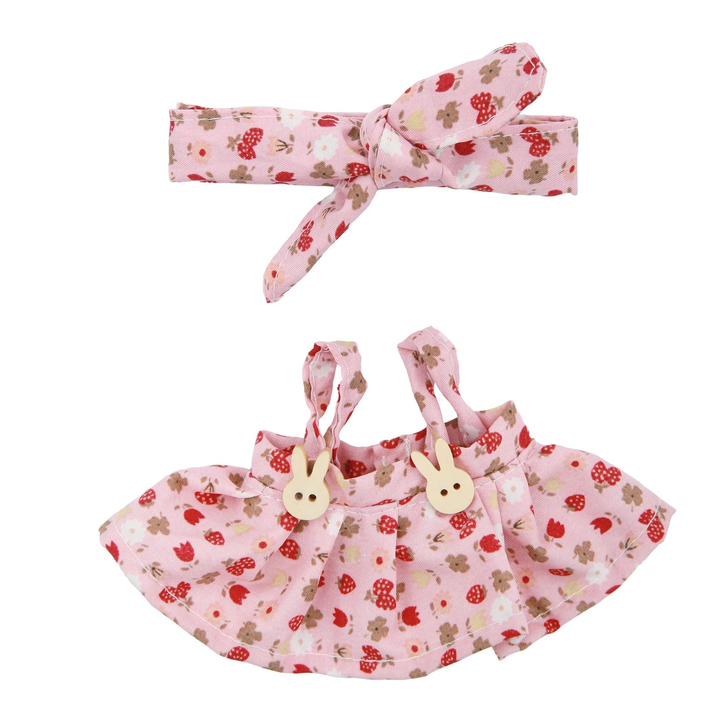 labubu 17cmぬいぐるみ用ドールベッド家具 衣装アクセサリー 女の子のおもちゃ 誕生日・クリスマスギフト