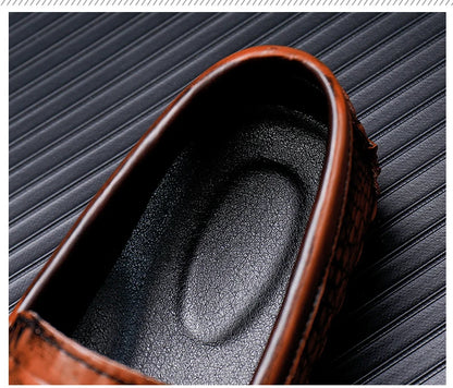 Loafers Men Men's Moccasins Slip-ons Casual Leather Luxury Shoes Designer Fashion Mocassin Homme Mocasines Hombre Autumn Loafer
