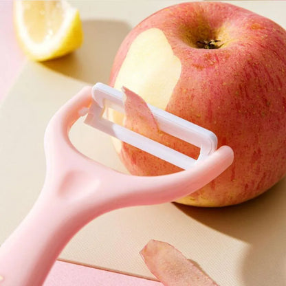 2025 Miniso Peeler Cartoon Cute Melody Kuromi Household Vegetable and Fruit Peeler Ins Korean Kitchen and Daily Necessities