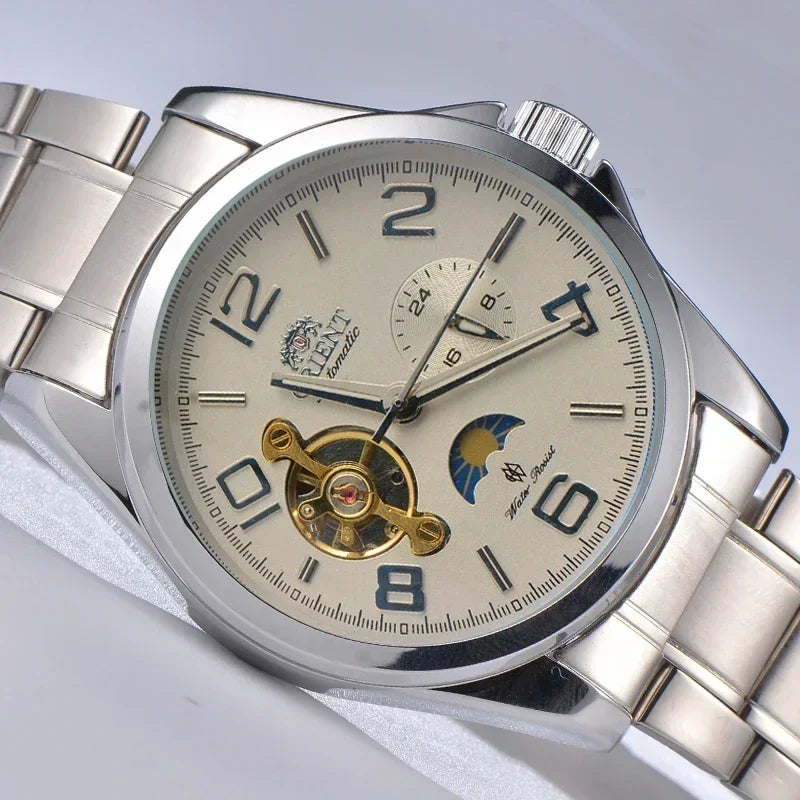 Orient Watches 高品質 AAA クロック 新品 メンズトップウォッチ ラグジュアリー 多機能 オールスチール 自動巻き機械式トゥールビヨン