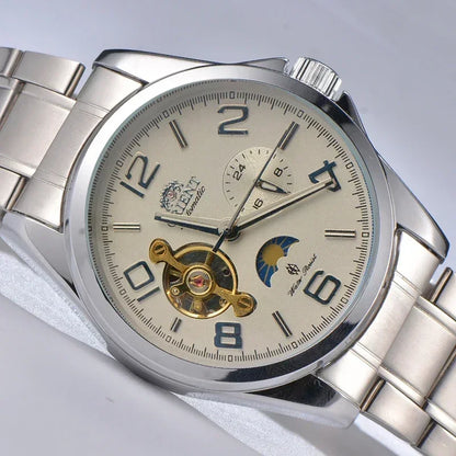 Orient Watches 高品質 AAA クロック 新品 メンズトップウォッチ ラグジュアリー 多機能 オールスチール 自動巻き機械式トゥールビヨン