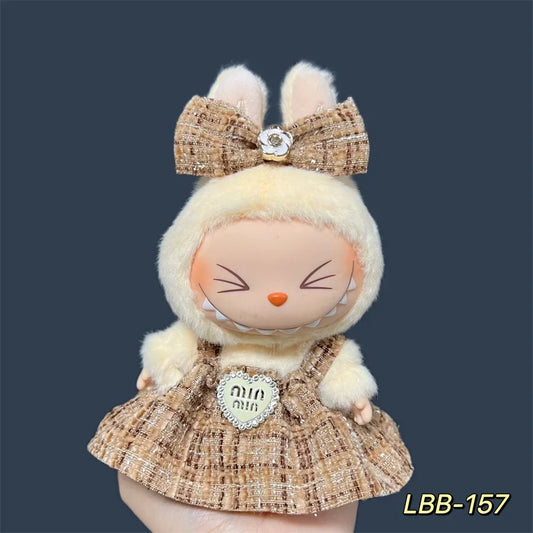 17cm Labubu ぬいぐるみスカート - DIY服アクセサリーにぴったりのかわいいスカートセット ギフト 173個販売済み