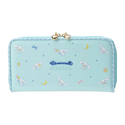 Sanrio Cinnamoroll Kuromi My Melody Hello Kitty Kawaii PU Leather Wallet Card Holders Casual Coin Purse Money Bag