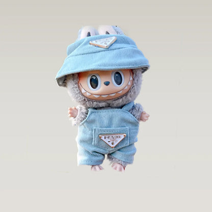 17cm ミニぬいぐるみ服 韓国Kpop Exo Labubu I II アイドルドール用 パーティー用座りパンツ 衣装アクセサリー ギフト