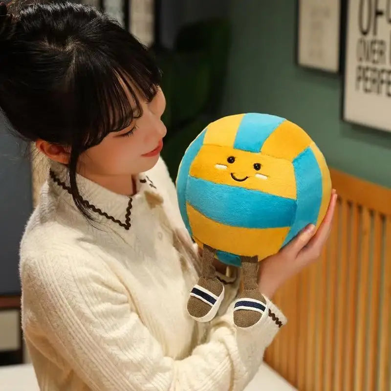 Jellycat バレーボール人形ぬいぐるみハンドメイド人形漫画アニメかわいい枕クッションホーム子供の誕生日プレゼント人形
