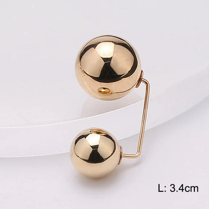 Lapel Pin Women Simulated-Pearl Pendant Pins Crystal Rhinestone Brooch For Woman Scarf Buckle Clips Hat Clothes Multipurpose Pin