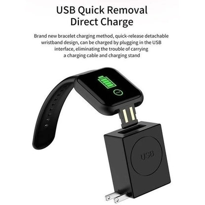 多機能スマートウォッチ メンズ レディース Bluetooth接続電話 音楽 フィットネス スポーツブレスレット 睡眠モニター Y68 スマートウォッチ D20