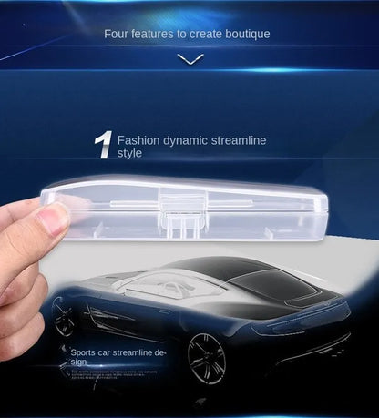 Stylish and Durable Shaving Storage Box for Men's Razors, Easy to Carry and Keep Clean and Keeps Your Shaver Well-Organized