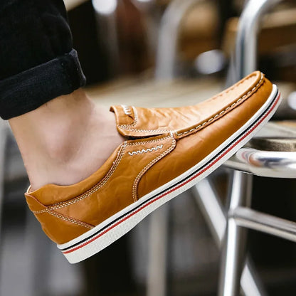 Flats Moccasins Men Loafers Party Driving Loafers Male Genuine Leather Business Office Shoe Leather Men's Casual Shoes