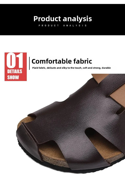 Fashion designer sandals for men-High quality beach shoes comfy non-slip slides luxury slippers free shipping