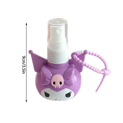50ml Kawaii Anime Sanrio Spray Bottle Kuromi Cinnamoroll My Melody Student Travel Portable Cosmetics Perfume Alcohol Press Bottl